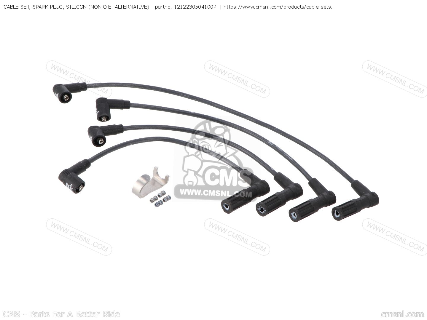 1212230504100P Cable Set, Spark Plug, Silicon (non O.e. Alternative
