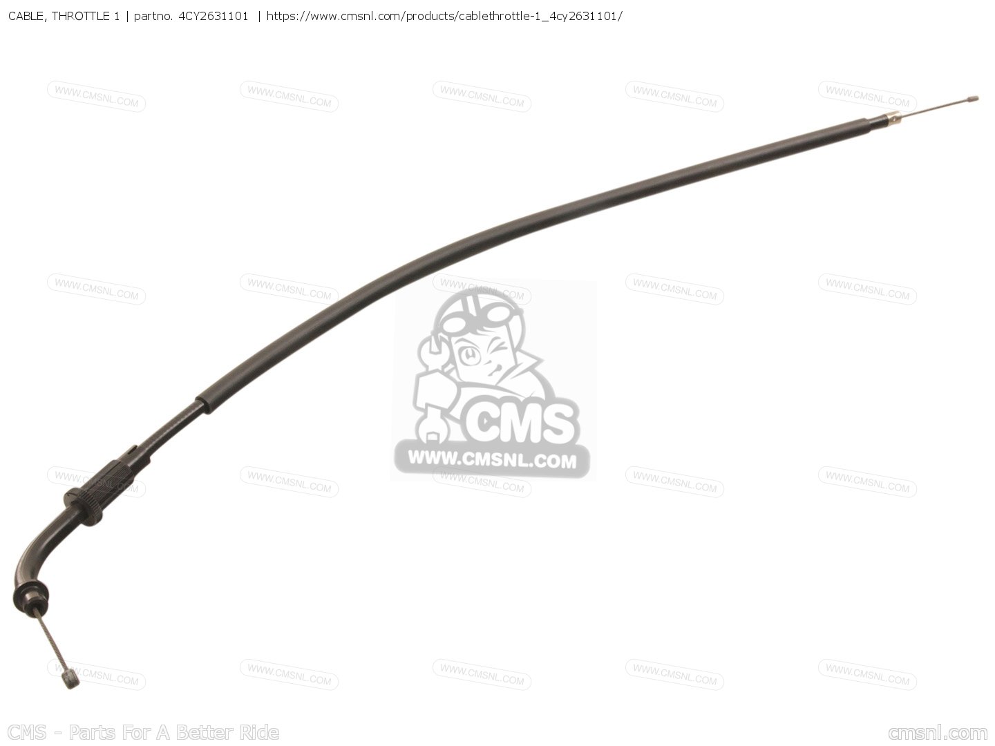 YAMAHA DT DT125 DT125MX DT175 NEW JAPAN THROTTLE CABLE 1 3J0-26311-01 - Foto 8