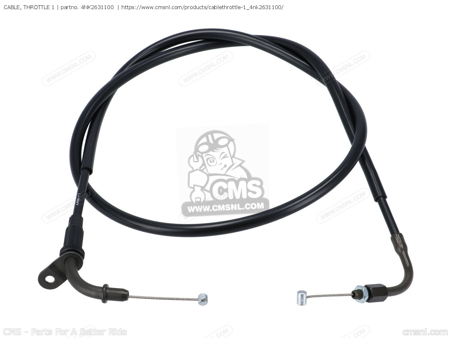 Yamaha CABLE, THROTTLE 2 4WM-26312-11-00 OEM NEW | eBay