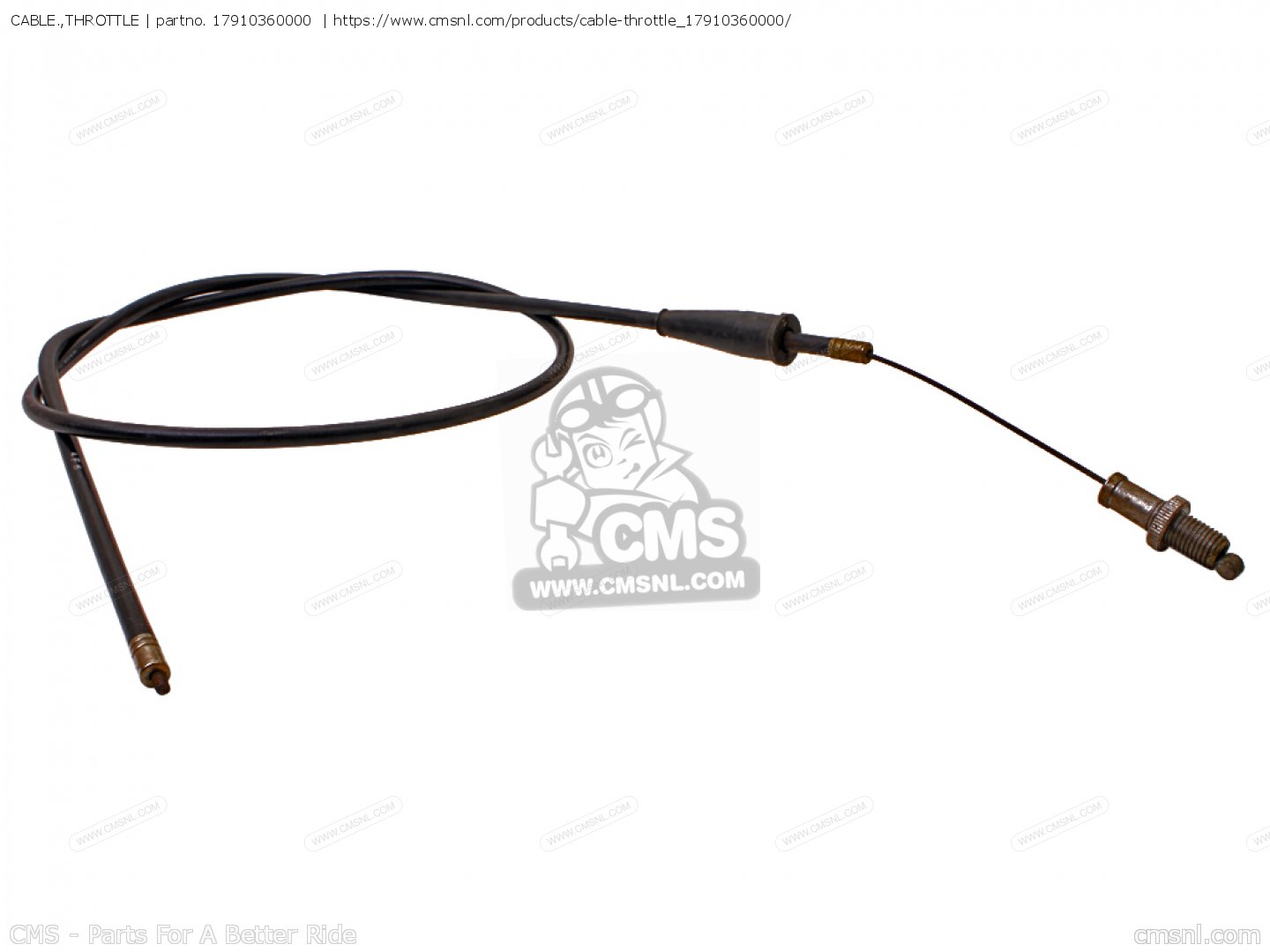 17910360000 Cable.,throttle Honda buy the 17910360000 at CMSNL