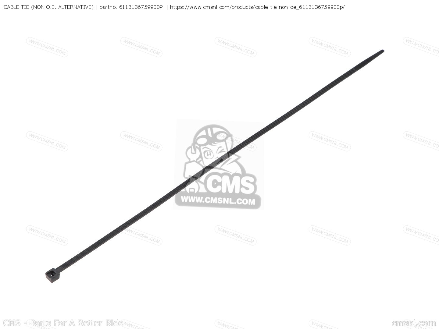6113136759900P Cable Tie (non O.e. Alternative) Alternative Parts