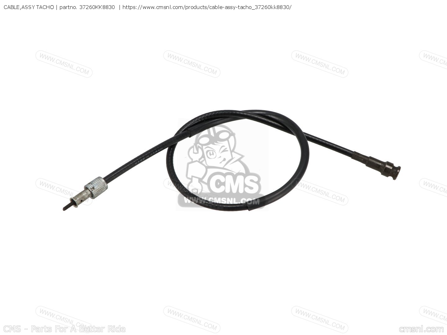 37260KK8830 Cable,assy Tacho Honda buy the 37260KK8830 at CMSNL