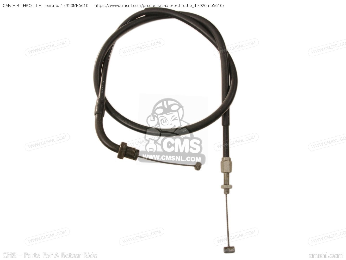 CABLE,B THROTTLE For CBX650E 1983 (D) - Order At CMSNL