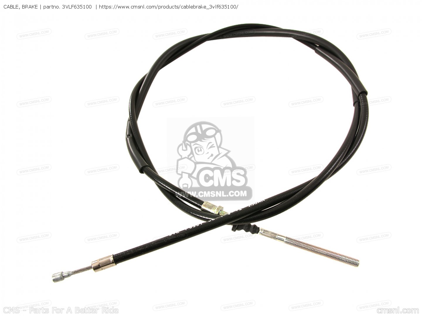 3VLF635100 Cable, Brake Yamaha buy the 3VLF635100 at CMSNL