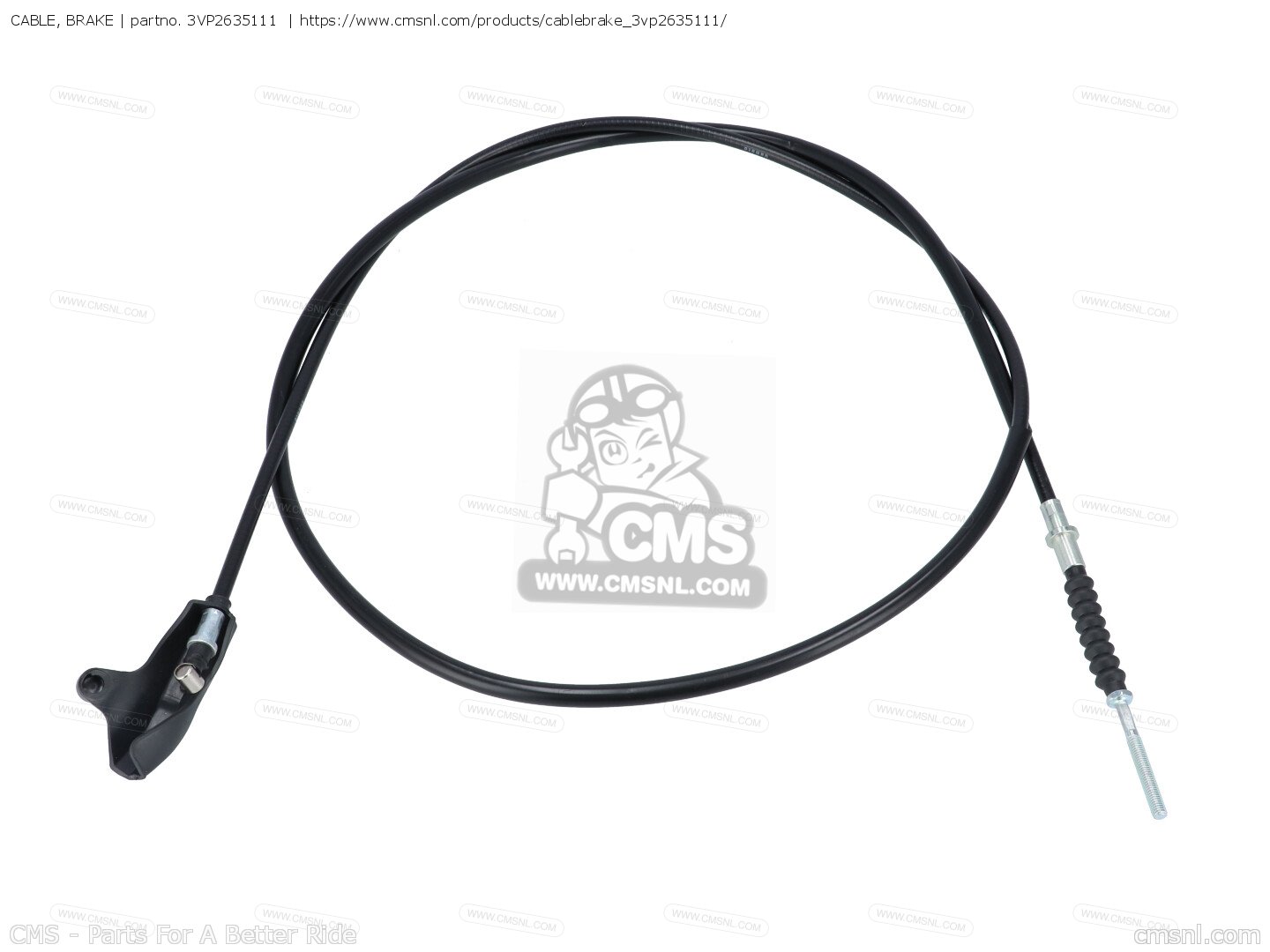 3VP2635111 Cable, Brake Yamaha buy the 3VP2635111 at CMSNL