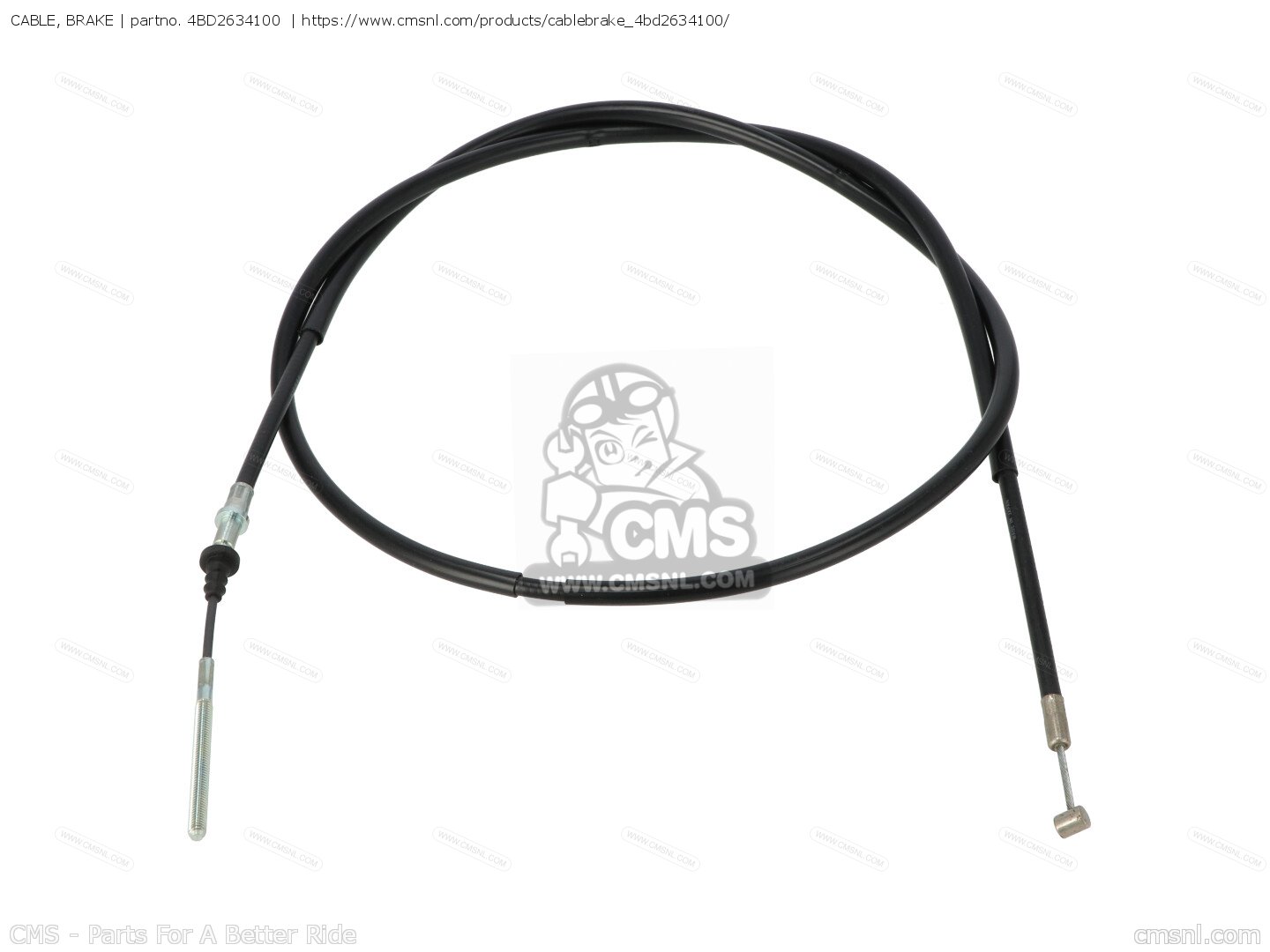 4BD2634100 Cable, Brake Yamaha buy the 4BD263410000 at CMSNL