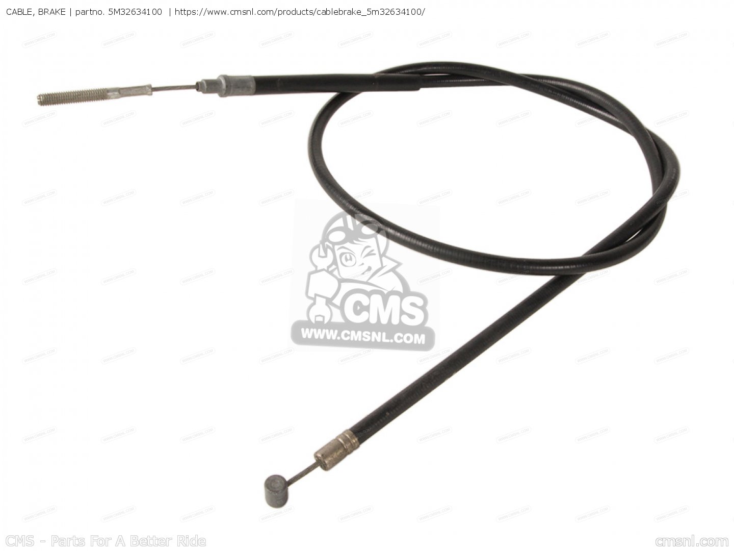 5M32634100 Cable, Brake Yamaha buy the 5M32634100 at CMSNL