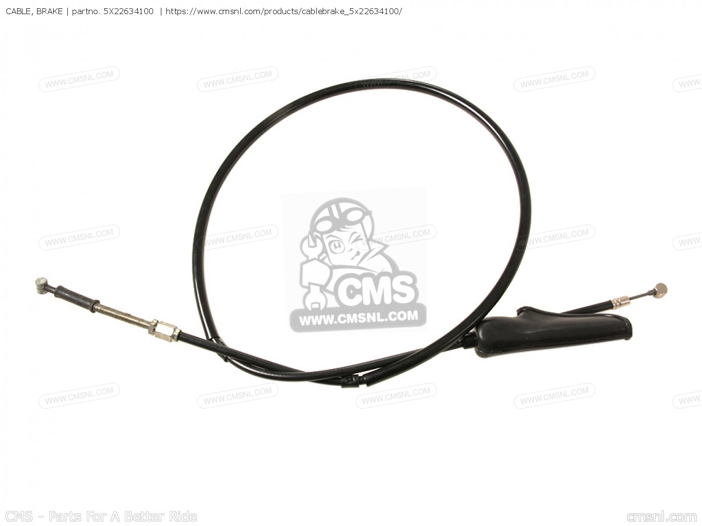 5X22634100 Cable, Brake Yamaha buy the 5X22634100 at CMSNL