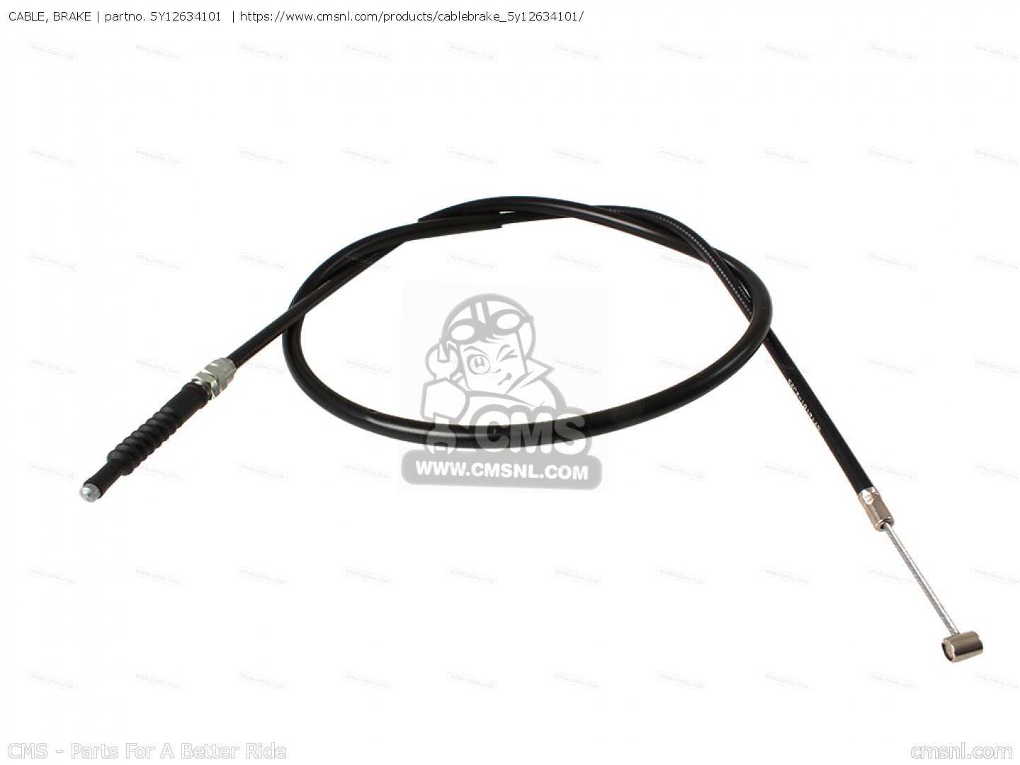 5Y12634101 Cable, Brake Yamaha buy the 5Y12634101 at CMSNL