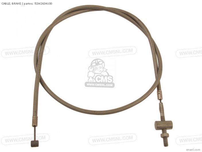 Yamaha CABLE, BRAKE 52W2634100 Yamaha CABLE, BRAKE 52W2634100