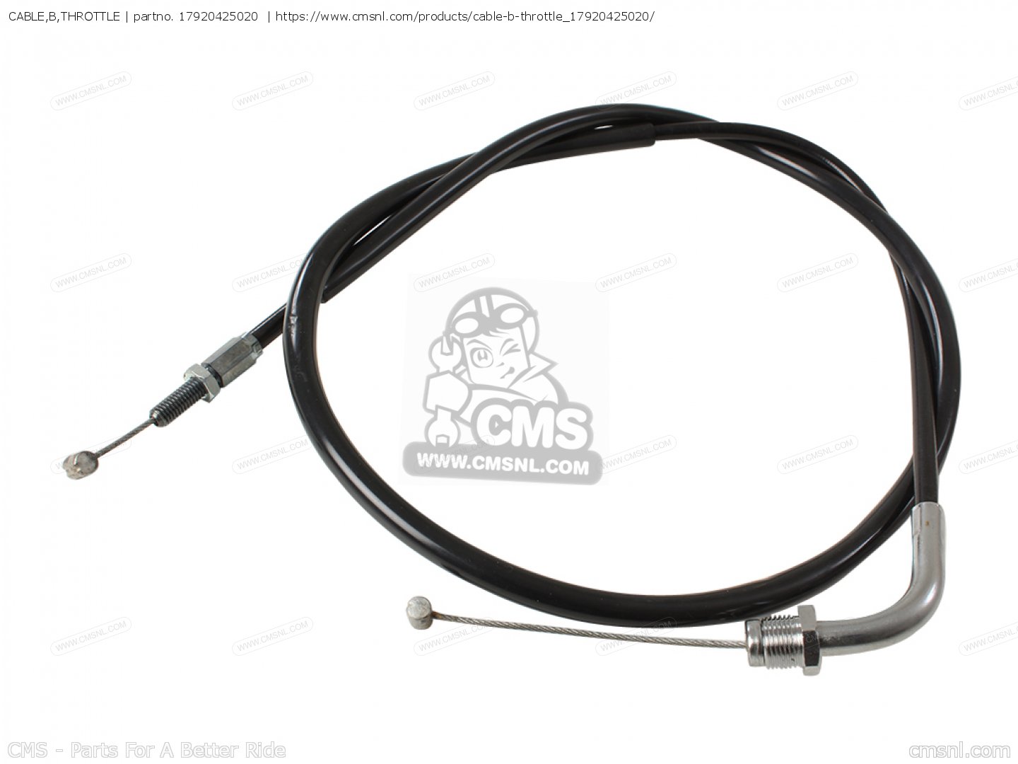 17920425020: Cable,b,throttle Honda - Buy The 17920-425-020 At CMSNL