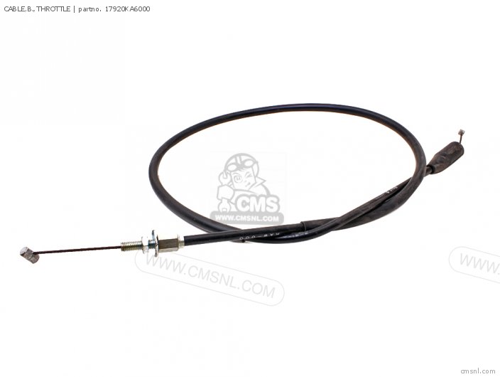 CABLE,B.,THROTTLE For XR250R 1981 (B) - Order At CMSNL