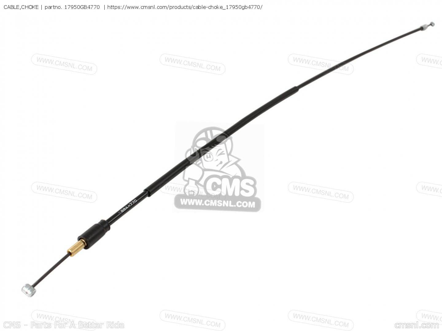 17950GB4770 Cable,choke Honda buy the 17950GB4770 at CMSNL