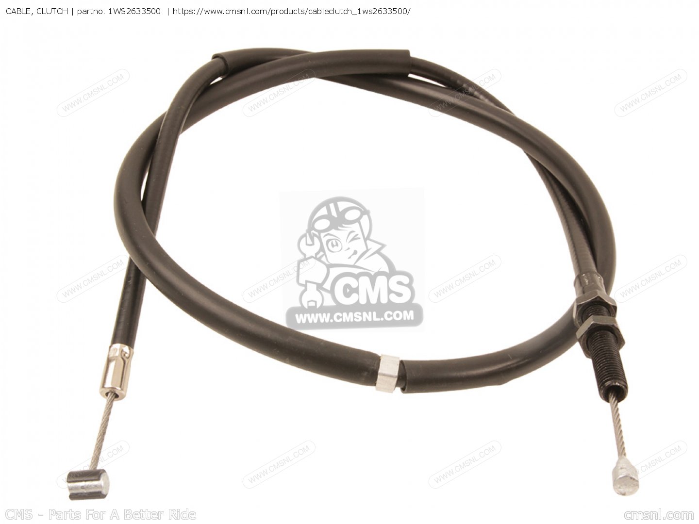 Yamaha YL1 Twin 100cc Clutch Cable 1322633520 NOS Motorcycle Parts MOTORS