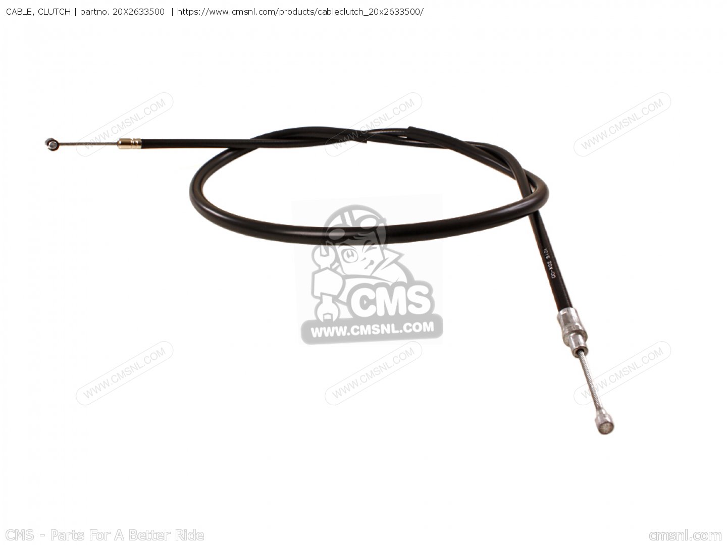 20X2633500 Cable, Clutch Yamaha buy the 20X263350000 at CMSNL