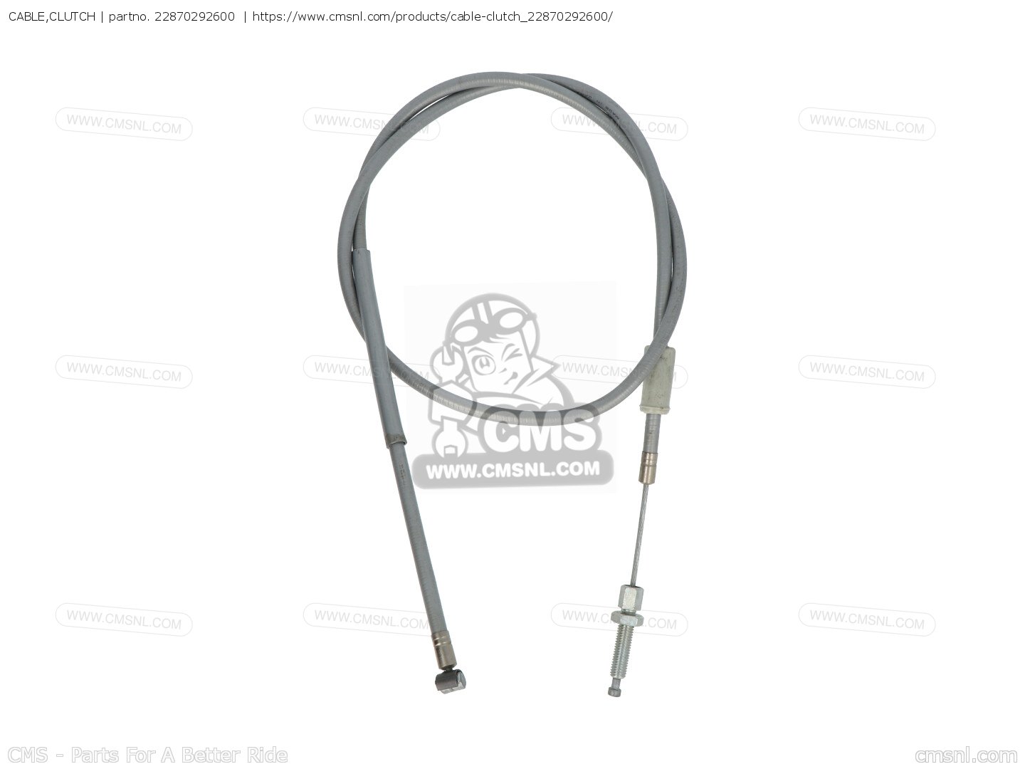 22870292600: Cable,clutch Honda - buy the 22870-292-600 at CMSNL