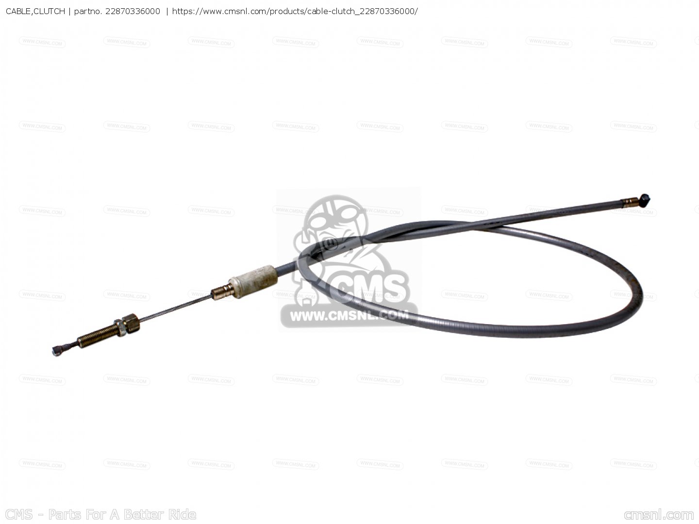 CABLE,CLUTCH for CB125B6 EUROPEAN DIRECT SALES order at CMSNL