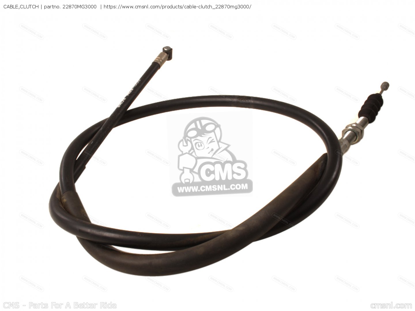 22870MG3000: Cable,clutch Honda - buy the 22870-MG3-000 at CMSNL