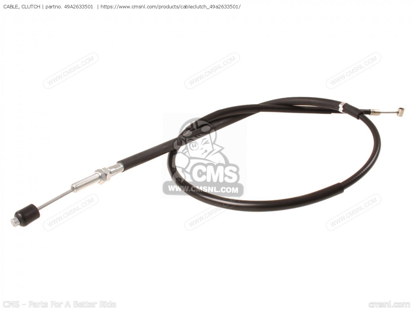 49A2633501 Cable, Clutch Yamaha buy the 49A263350100 at CMSNL