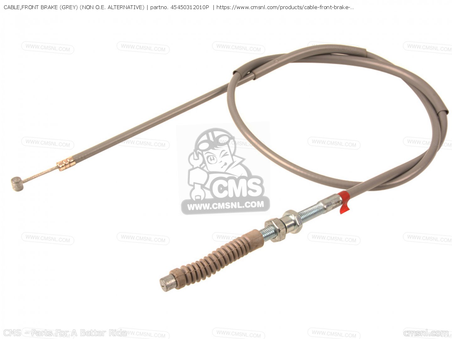 45450312010P Cable,front Brake (grey) (non O.e. Alternative) Honda buy the 45450312010P at