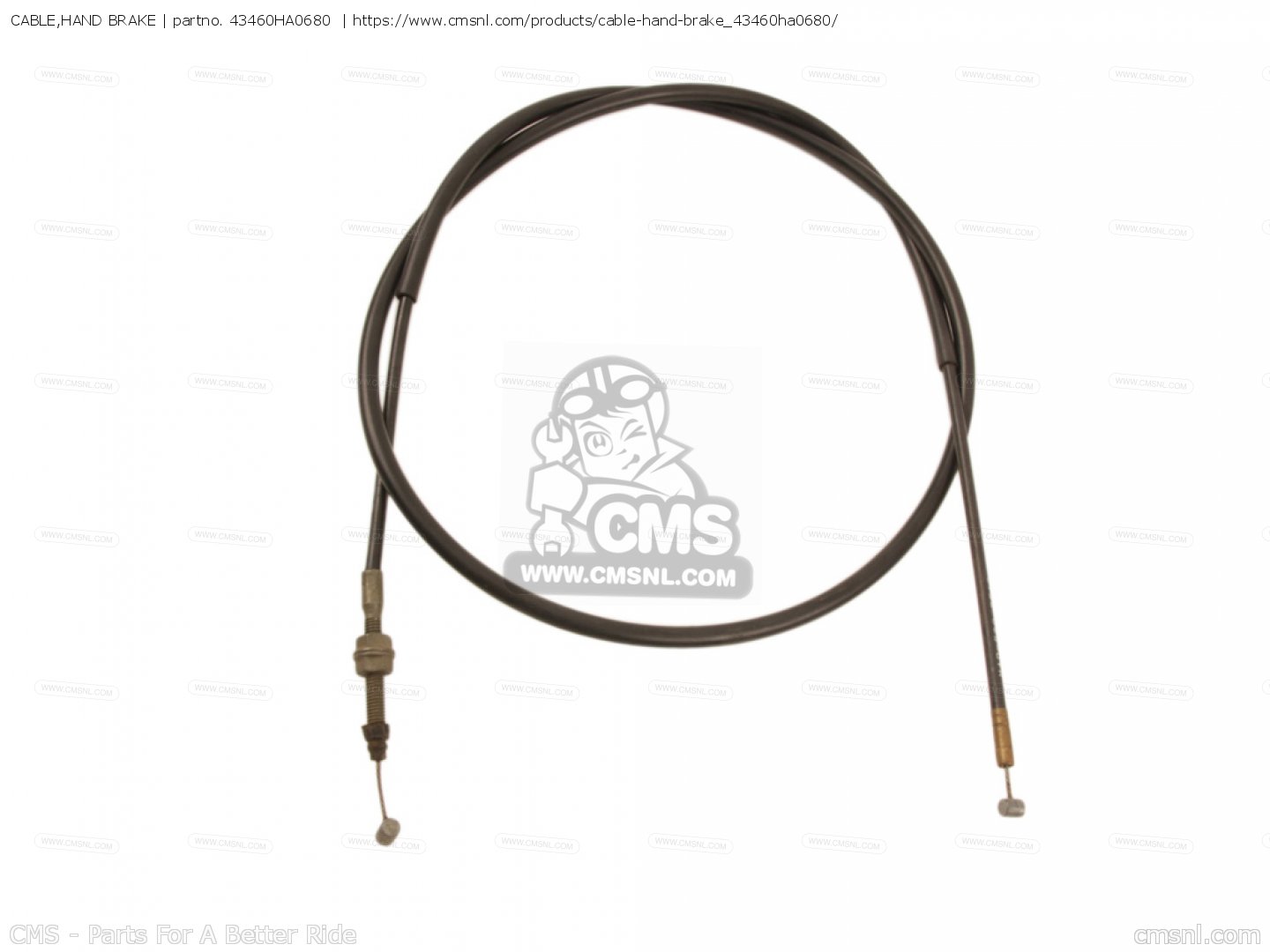 43460HA0680 Cable,hand Brake Honda buy the 43460HA0680 at CMSNL