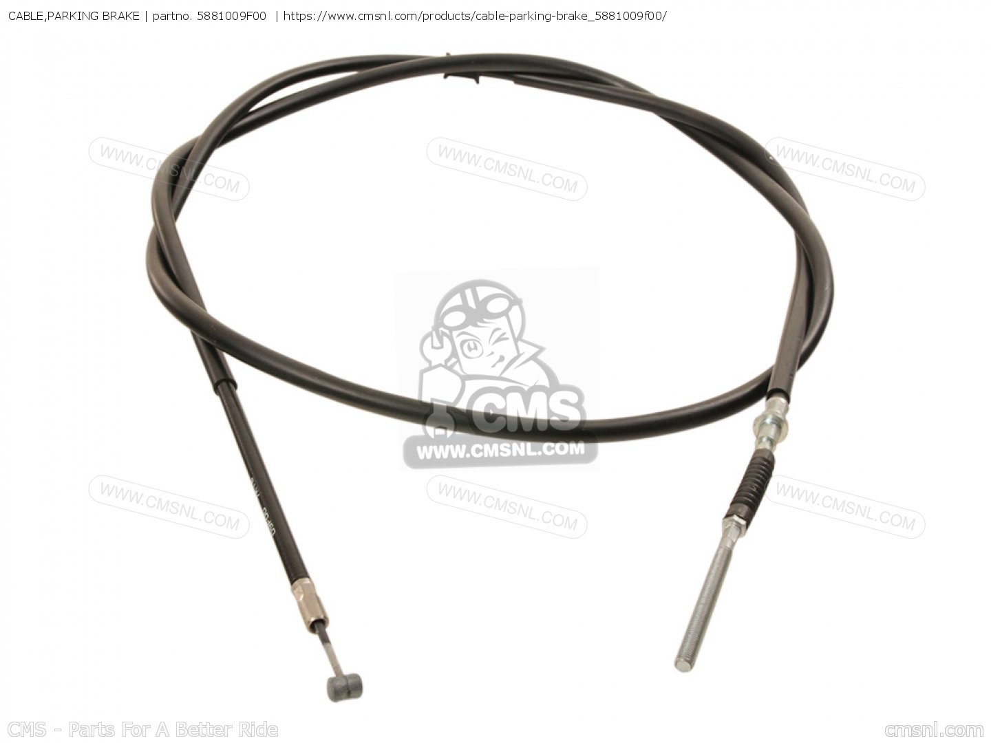 5881009F00 Cable,parking Brake Suzuki buy the 5881009F00 at CMSNL