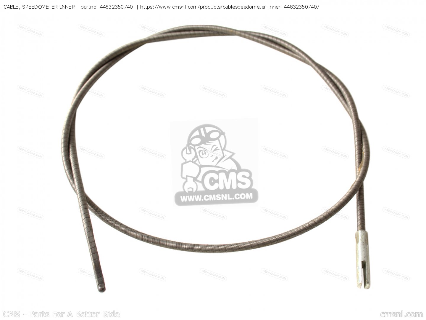 44832350740 Cable, Speedometer Inner Honda buy the 44832350740 at