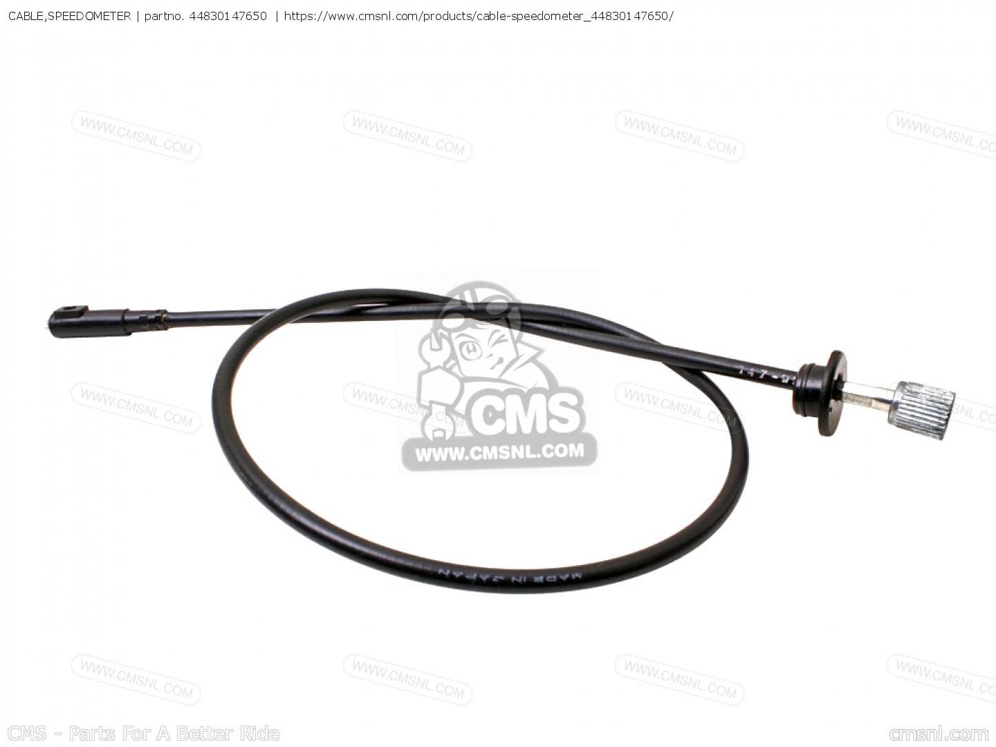 44830147650 Cable,speedometer Honda buy the 44830147650 at CMSNL