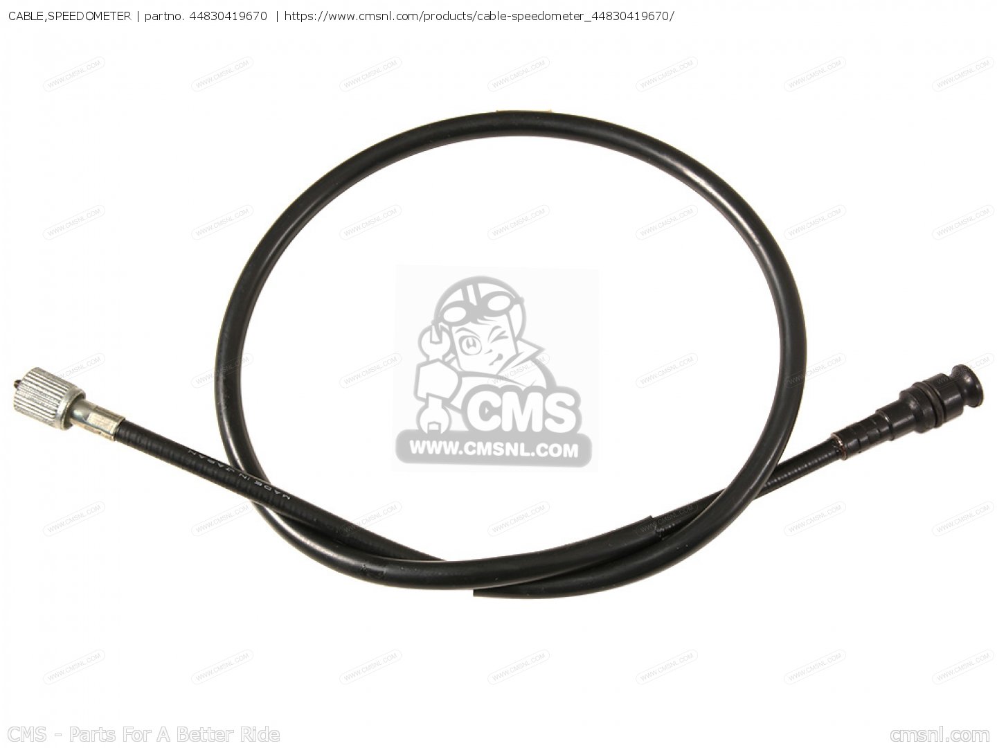 44830419670 Cable,speedometer Honda buy the 44830419670 at CMSNL