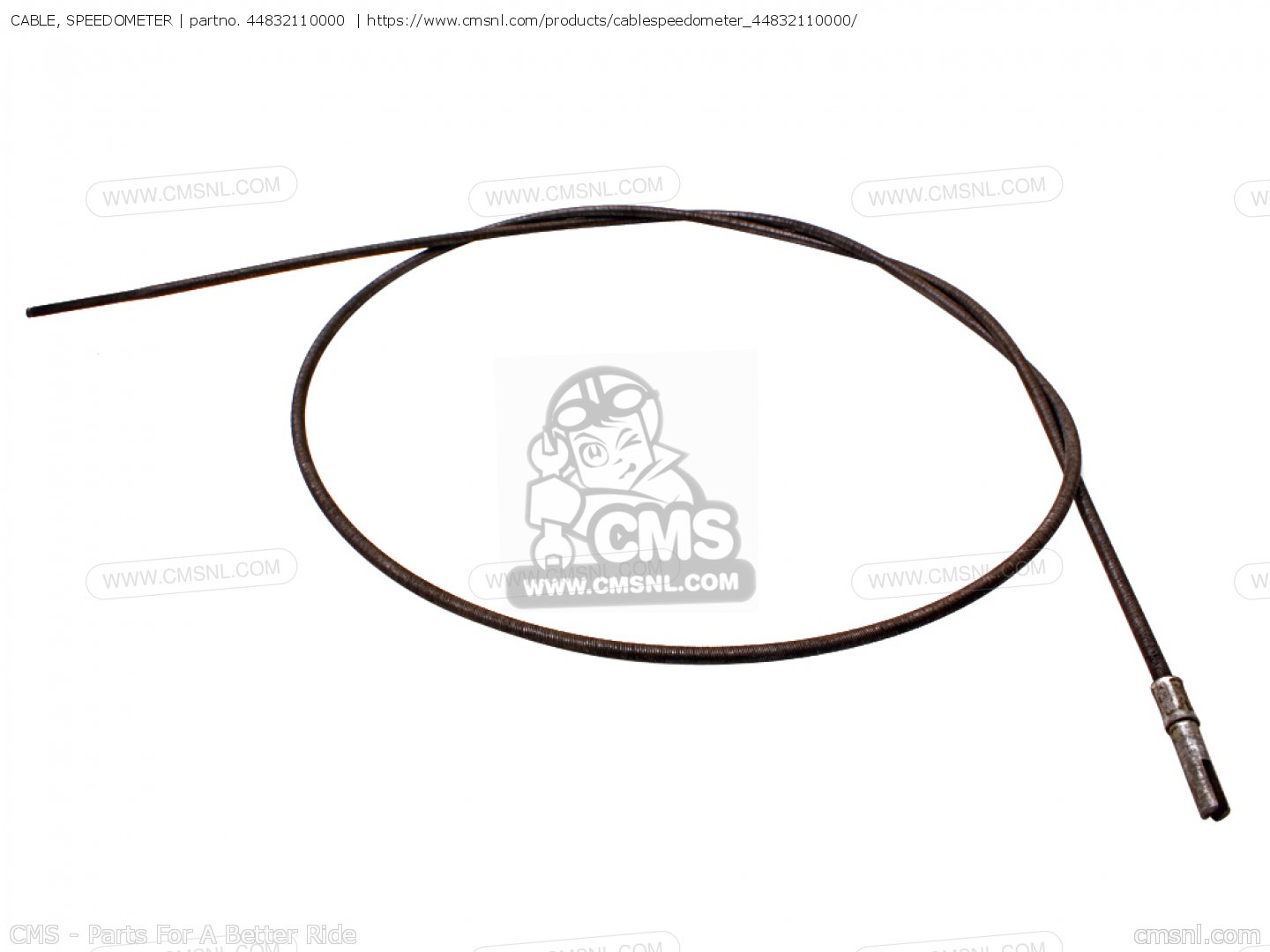 44832110000 Cable, Speedometer Honda buy the 44832110000 at CMSNL