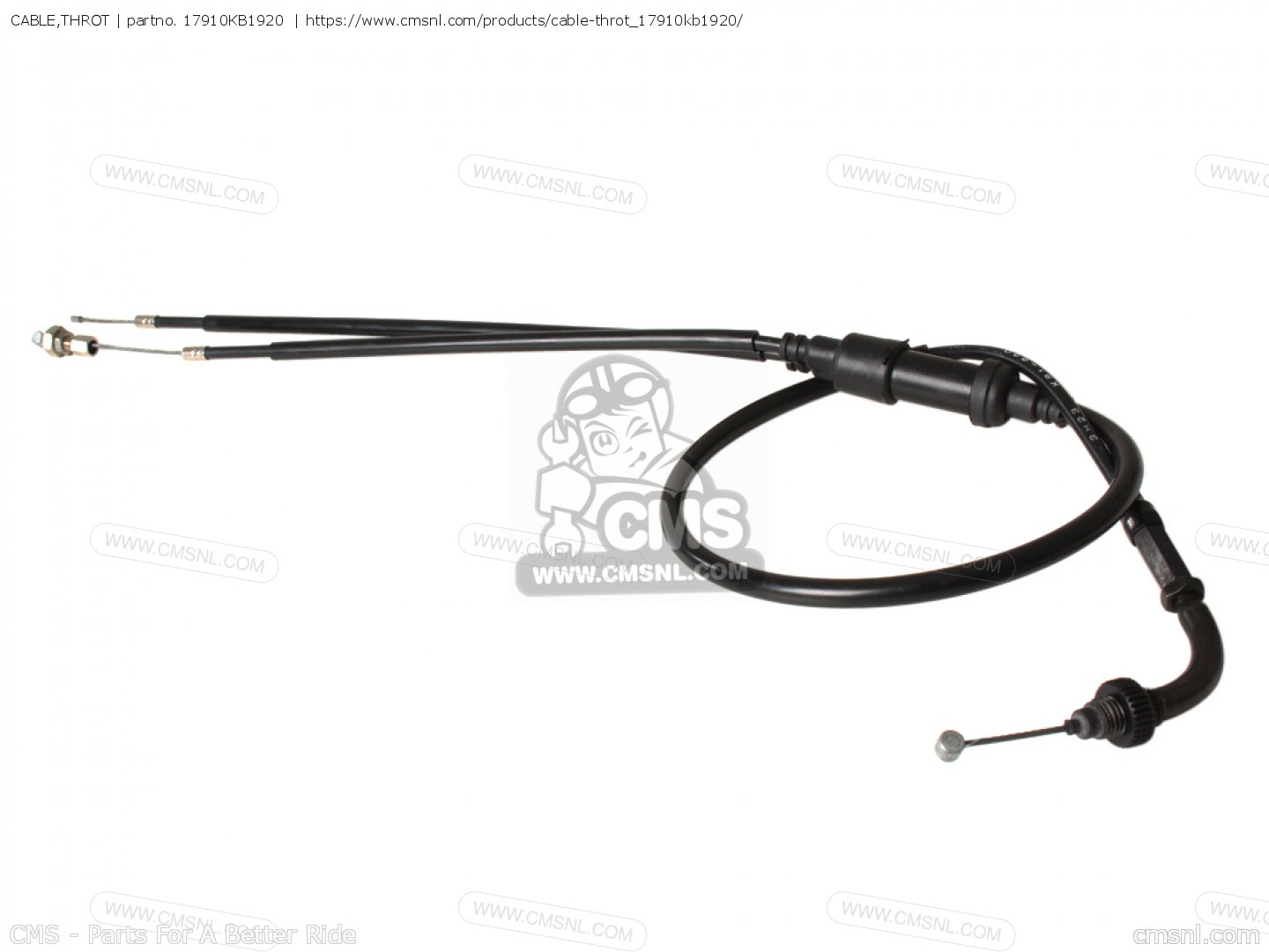 17910KB1920: Cable,throt Honda - buy the 17910-KB1-920 at CMSNL