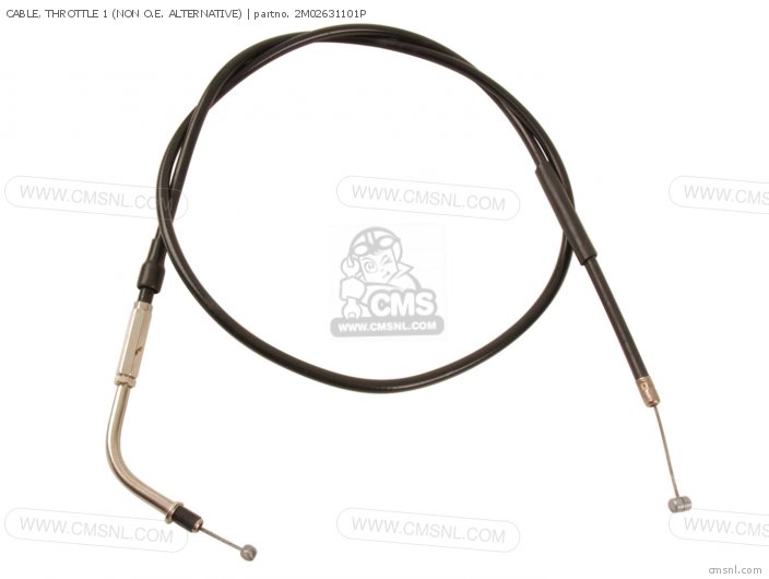 Yamaha CABLE, THROTTLE 1 (NON O.E. ALTERNATIVE) 2M02631101P