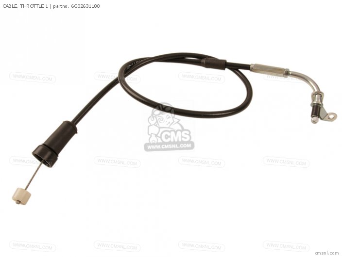 Yamaha CABLE, THROTTLE 1 6G02631100 Yamaha CABLE, THROTTLE 1 6G02631100