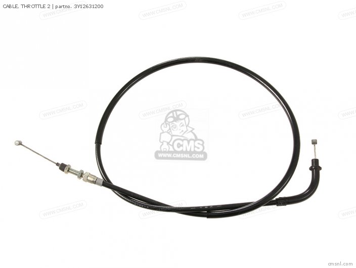 Yamaha CABLE, THROTTLE 2 3Y12631200