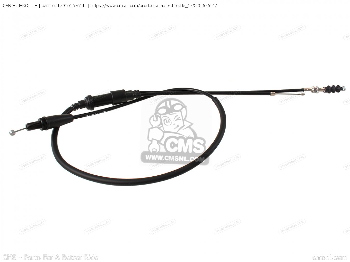 17910167611: Cable,throttle Honda - buy the 17910-167-611 at CMSNL