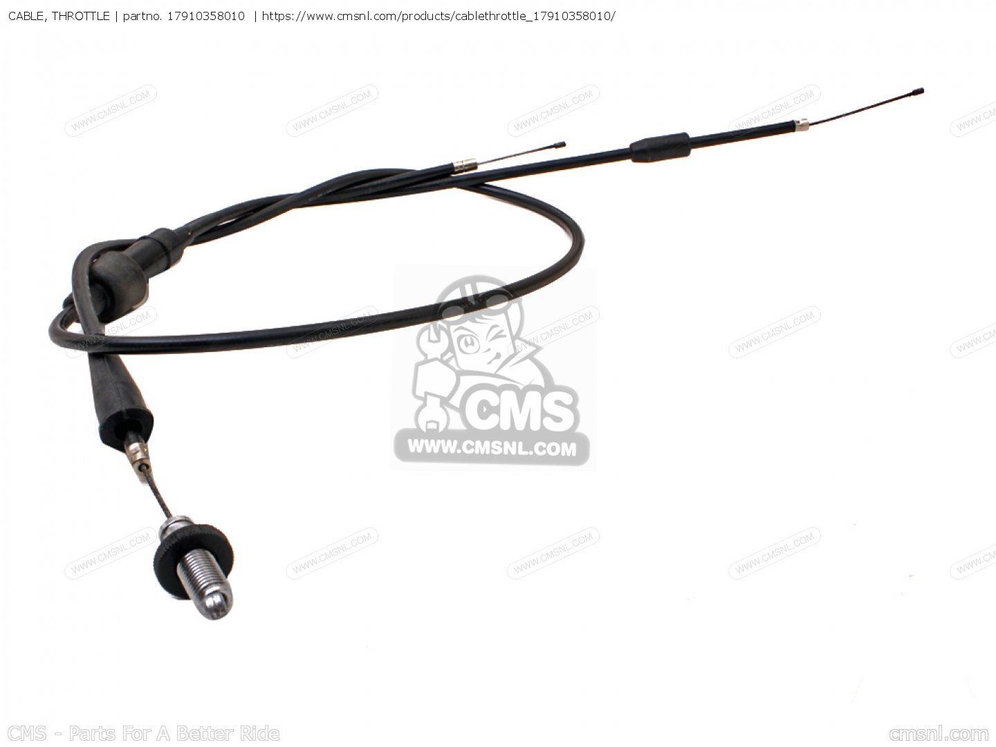 17910358010: Cable, Throttle Honda - buy the 17910-358-010 at CMSNL