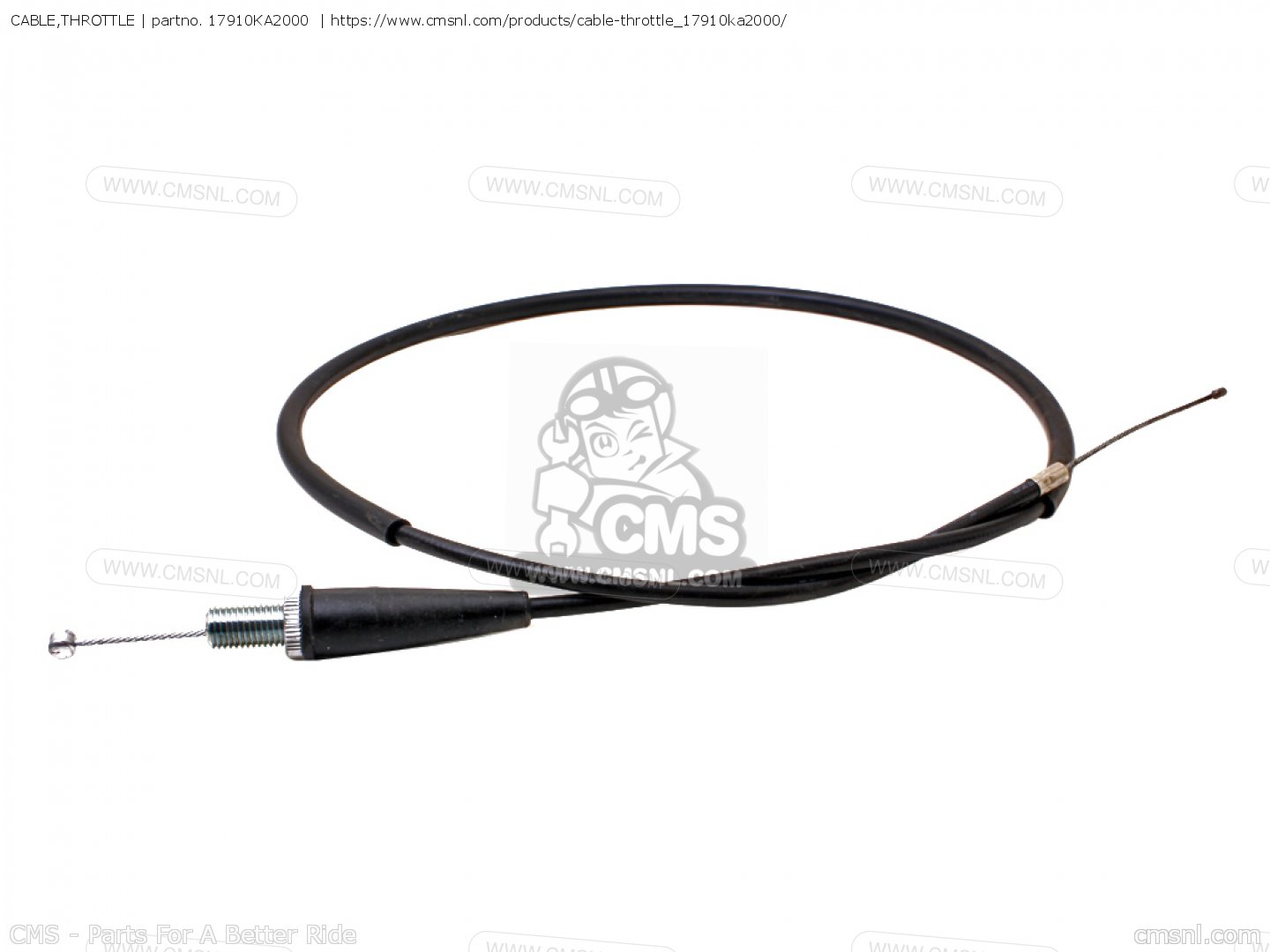 CABLE,THROTTLE for Honda - order at CMSNL