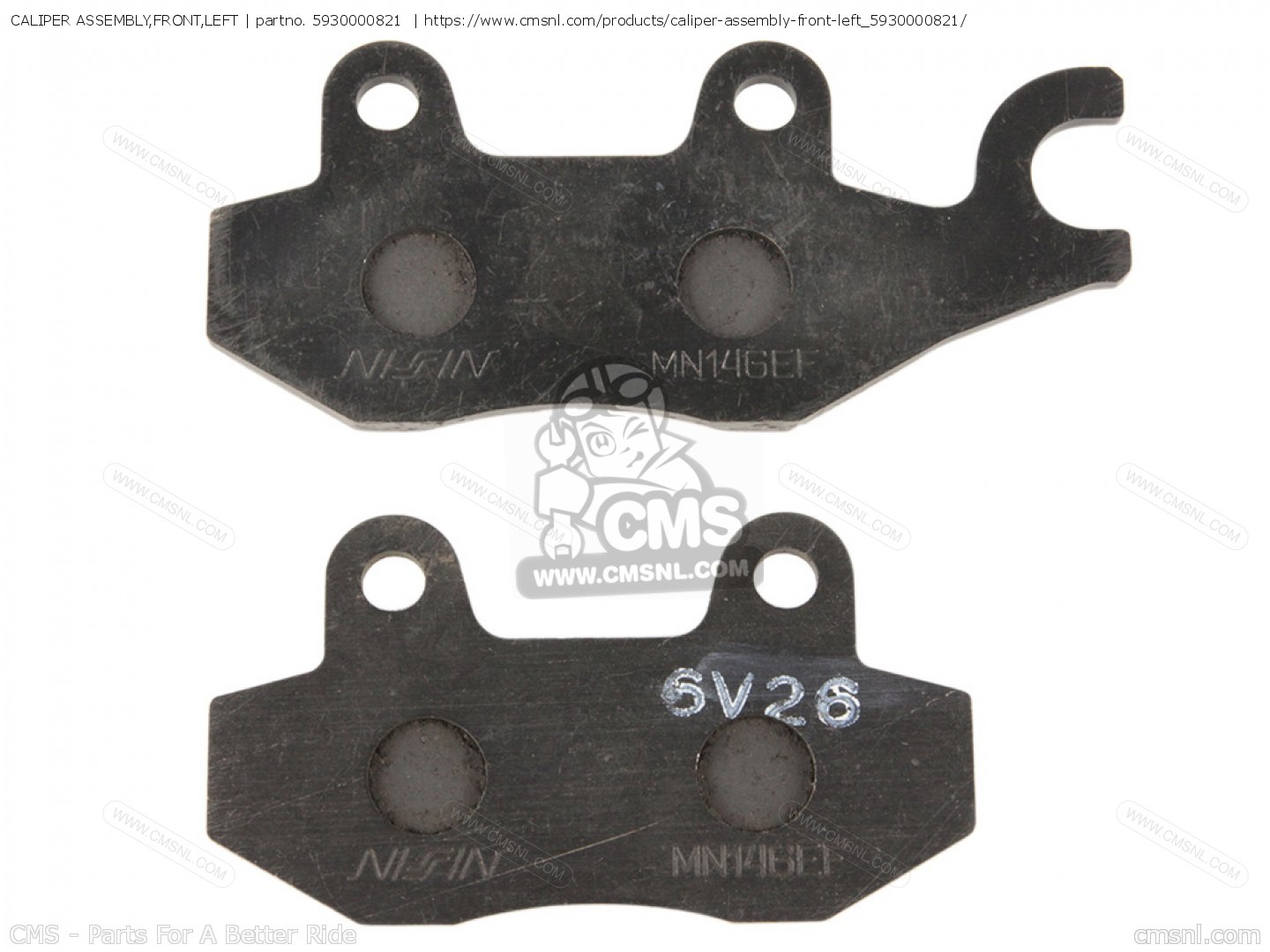 CALIPER ASSEMBLY,FRONT,LEFT for RM250 1987 (H) - order at CMSNL