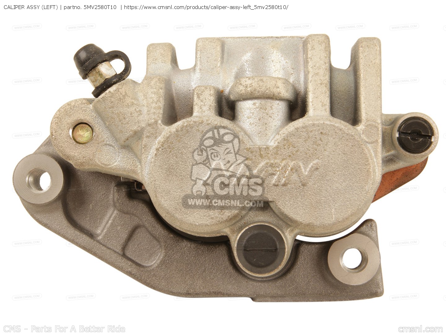 CALIPER ASSY (LEFT) for YZ125 2001 5MV2 ENGLAND 115MV100E2 order at