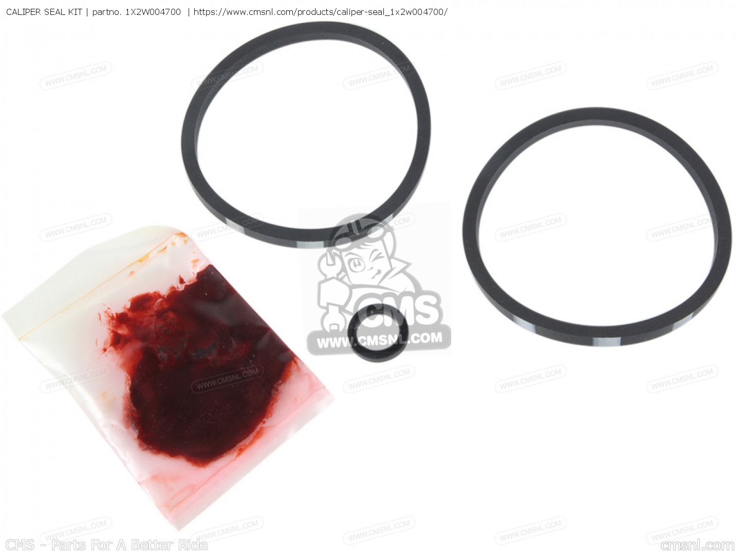 CALIPER SEAL KIT for TZ125 1980 (A) USA order at CMSNL