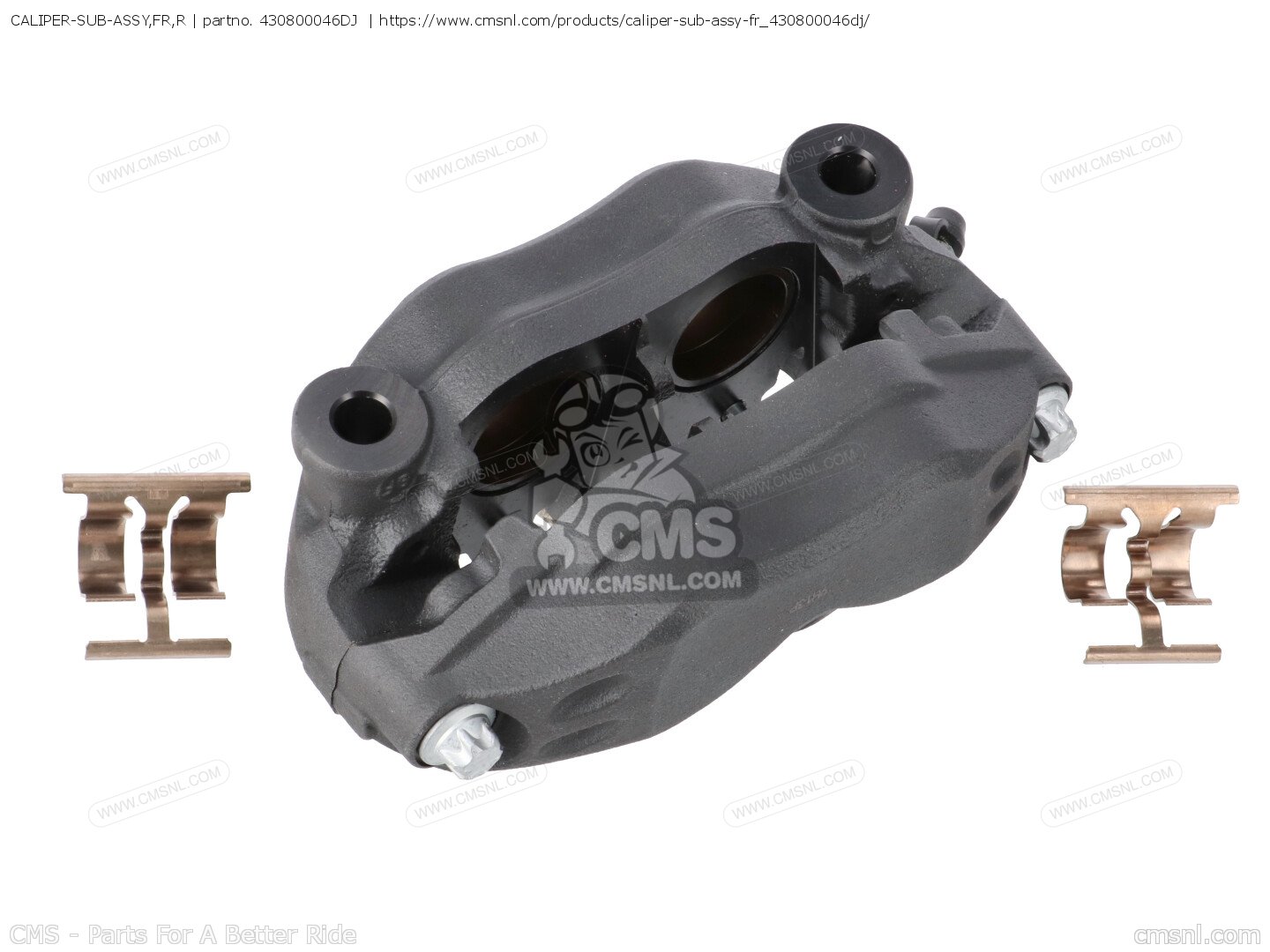 430800046DJ: CALIPER-SUB-ASSY,FR,R Kawasaki - buy the 43080-0046DJ