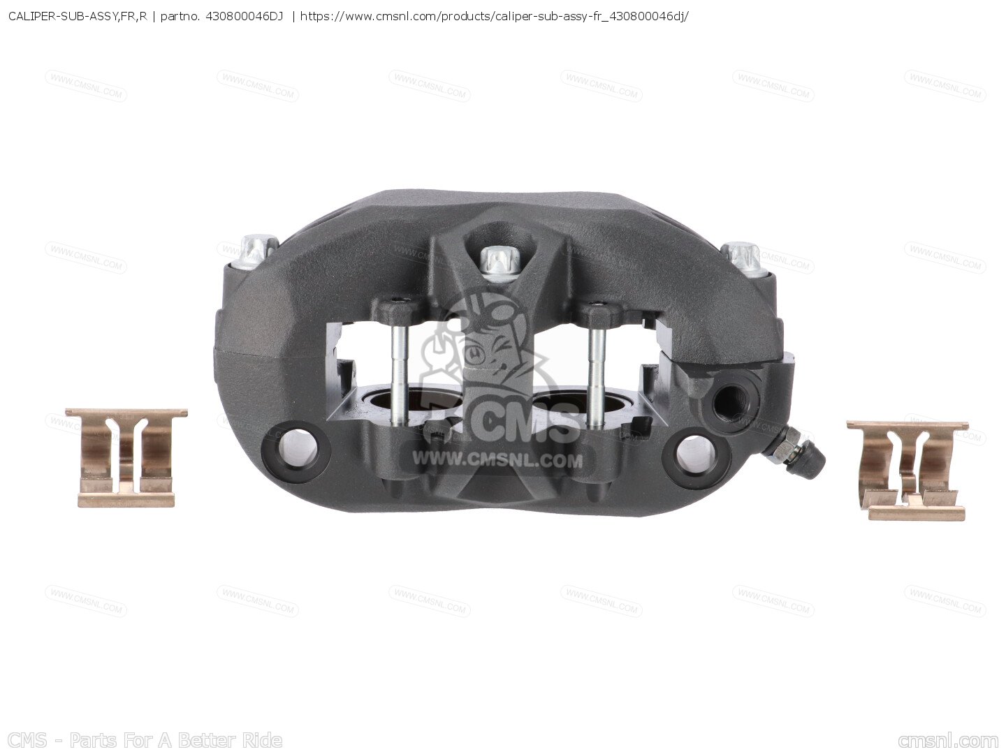 430800046DJ: CALIPER-SUB-ASSY,FR,R Kawasaki - buy the 430800046DJ