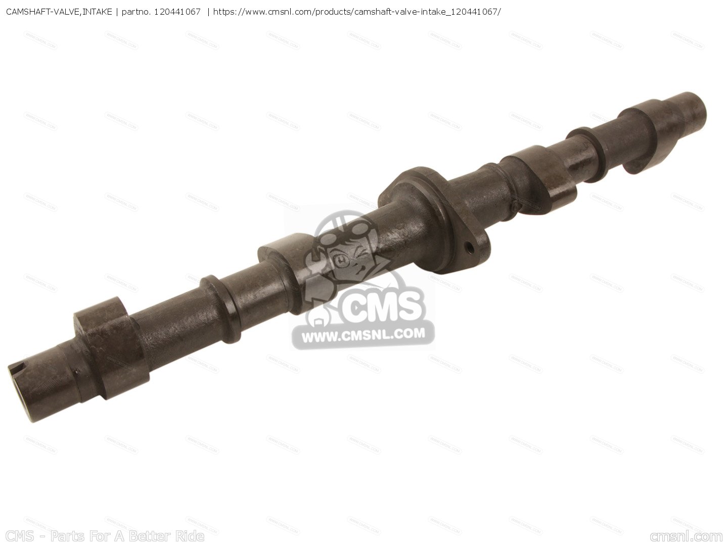 CAMSHAFTVALVE,INTAKE for ZX750E1 GPZ750 TURBO 1984 USA CALIFORNIA