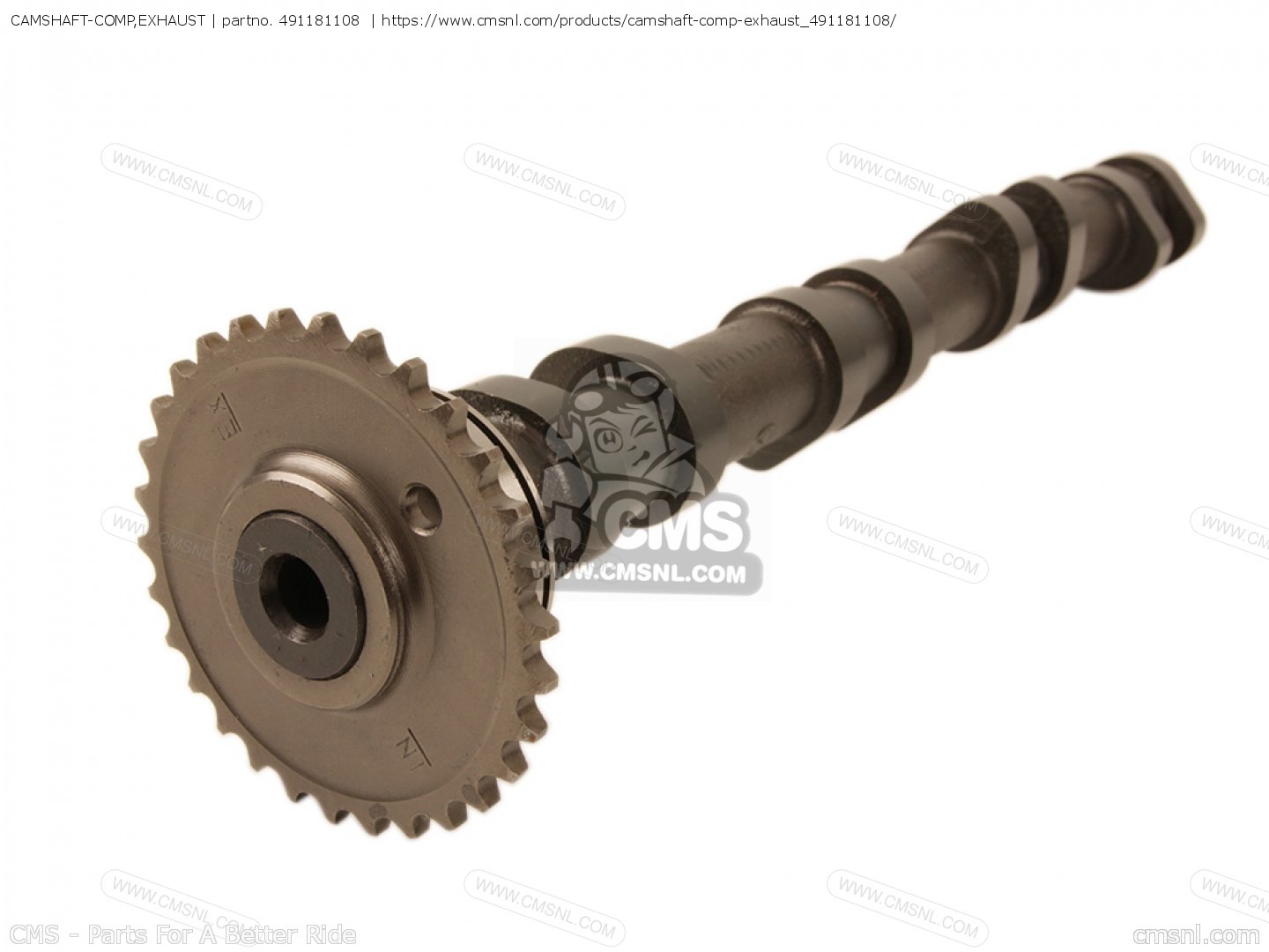 491181108: CAMSHAFT-COMP,EXHAUST Kawasaki - buy the 49118