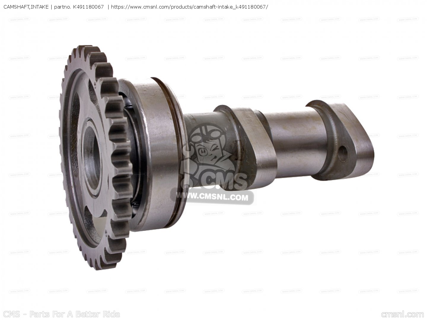 K491180067 Camshaft,intake Suzuki buy the K491180067 at CMSNL