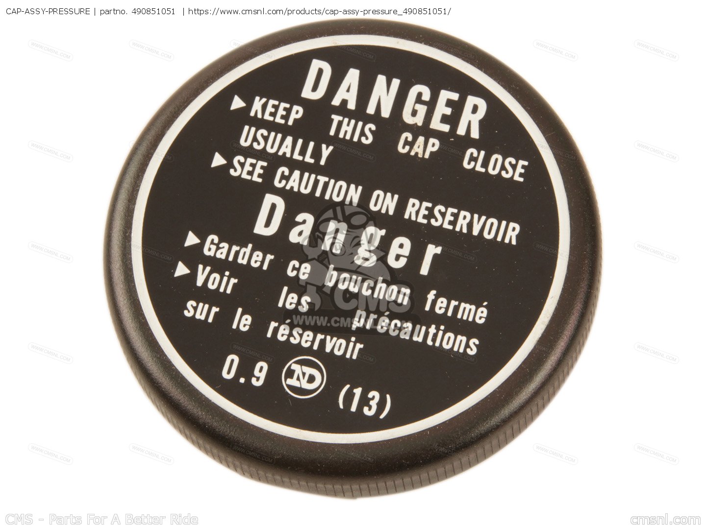 CAP-ASSY-PRESSURE,RAD for ZG1300A4 Z1300 1988 FG - order at
