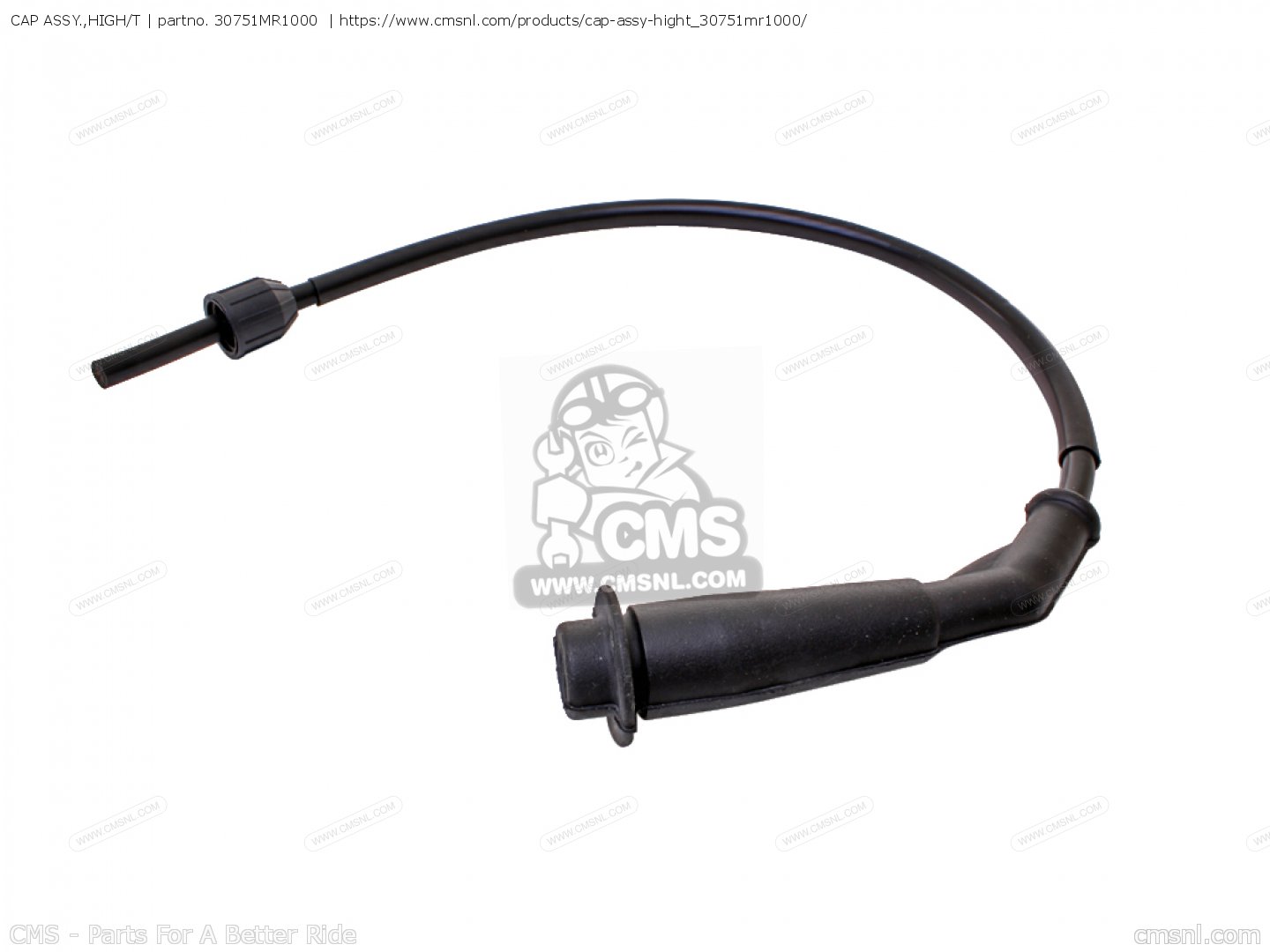 30751MR1000: CAP ASSY.,HIGH/T Honda - buy the 30751-MR1-000 at CMSNL