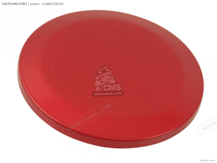 Kawasaki CAP,FRAME,P.RED 11065012510N