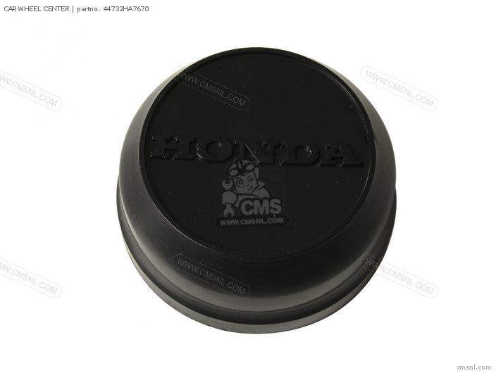 Honda CAP,WHEEL CENTER 44732HA7670