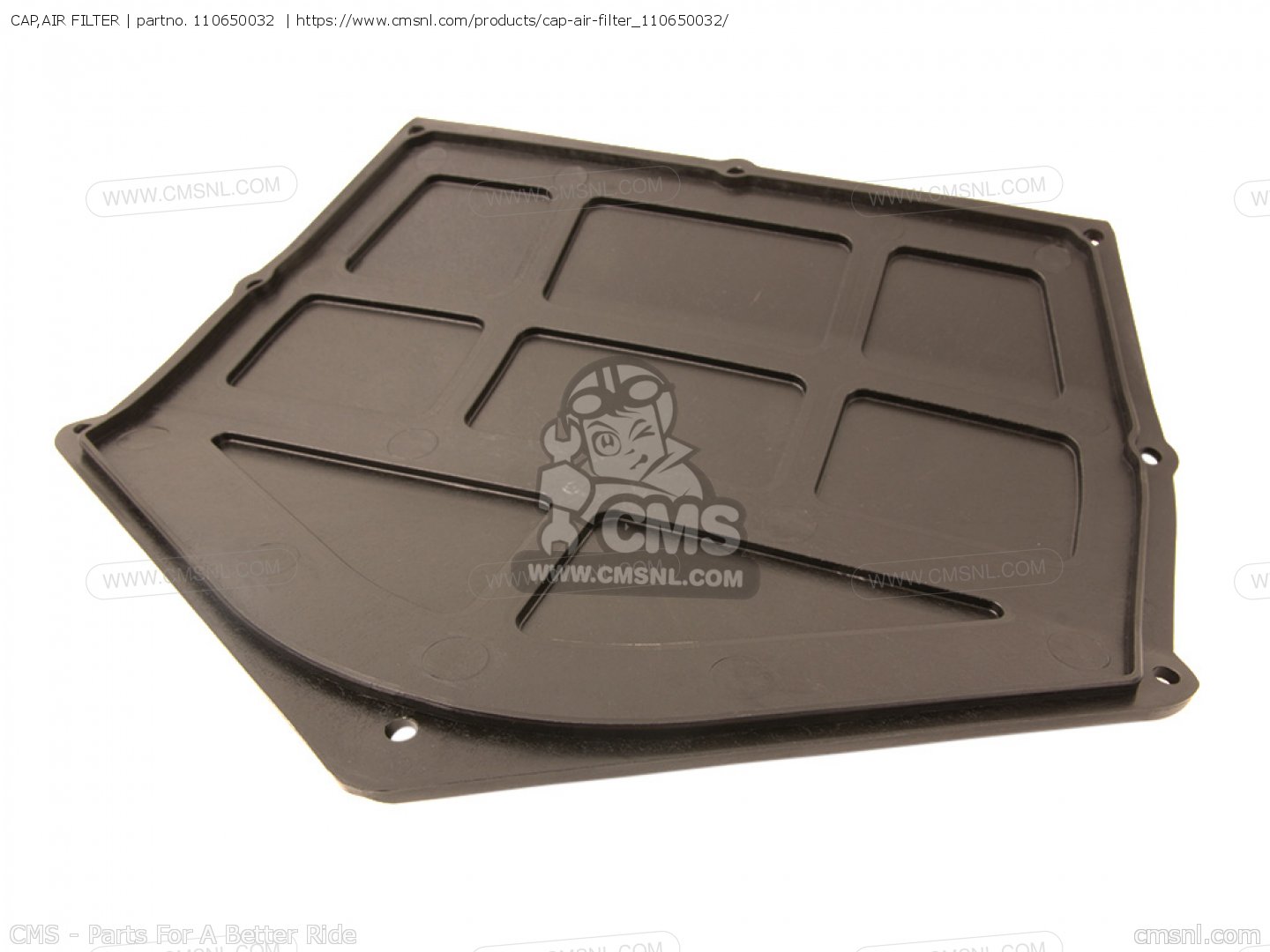 CAP,AIR FILTER for ZX1000-C2H NINJA ZX-10R 2005 EUROPE